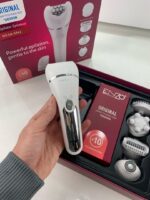 ⁦Épilateur sans fil Enzo Wet & Dry avec 10 accessoires – مزيل شعر للنساء⁩ - الصورة ⁦7⁩
