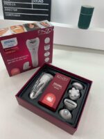 ⁦Épilateur sans fil Enzo Wet & Dry avec 10 accessoires – مزيل شعر للنساء⁩ - الصورة ⁦6⁩