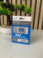 ⁦2 Pile Rechargeable Lithium-Ion Type-C 1.2V 800mA – بطاريةقابلة للشحن⁩ - الصورة ⁦2⁩