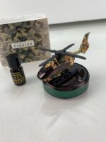 ⁦Diffuseur d’aromathérapie Solaire Décoration Style Avion Camouflage – موزع العطر في السيارة⁩ - الصورة ⁦9⁩