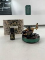 ⁦Diffuseur d’aromathérapie Solaire Décoration Style Avion Camouflage – موزع العطر في السيارة⁩ - الصورة ⁦8⁩