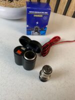 ⁦Chargeur USB 12 V pour guidon de moto avec prise allume-cig–are – مقبس طاقة لدرجات النارية⁩ - الصورة ⁦10⁩