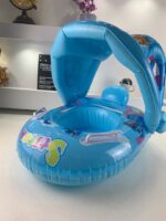 ⁦Bouée de natation gonflable pour bébé avec toit – عوامة أطفال مع مظلة⁩ - الصورة ⁦7⁩
