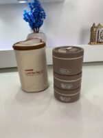 ⁦Lunch Box 3 étage avec Sac Isotherme Isolant – حافظة طعام حرارية 3 طبقات قابلة للاستخدام في الميكروويف⁩ - الصورة ⁦9⁩