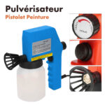 ⁦Pistolet de Peinture Pulvérisateur 600ml 0.8mm 75W⁩ - الصورة ⁦2⁩