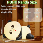 ⁦Veilleuse en forme de panda mignon pour enfants 7 couleurs⁩ - الصورة ⁦5⁩