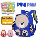PACK Sac à dos Mignon PAW PAW + MAGIC BOOK طقم 4 كتب لتعليم الأطفال