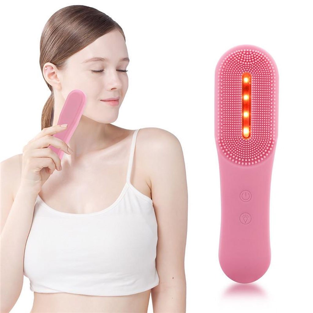 Photon-Cleanser-1-1.jpg Appareil de Soin du Visage en Silicone nettoie les pores et les points noirs – فرشاة تنظيف الوجه بخاصية الإهتزاز - الصورة 1