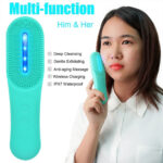 ⁦Appareil de Soin du Visage en Silicone nettoie les pores et les points noirs – فرشاة تنظيف الوجه بخاصية الإهتزاز⁩ - الصورة ⁦6⁩