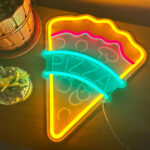 ⁦Signe Néon Led Pizza Pour Décoration De Restaurant⁩ - الصورة ⁦3⁩