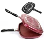 ⁦Poêle Daisini double faces double grill 36CM⁩ - الصورة ⁦4⁩