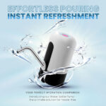 ⁦Pompe à bouteille d’eau, distributeur d’eau universel de 5 gallons rechargeable⁩ - الصورة ⁦8⁩