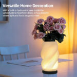 ⁦Lampe de chevet et vase lumineux avec 3 couleurs et 9 niveaux de luminosité réglables – مصباح ديكور داخلي⁩ - الصورة ⁦2⁩