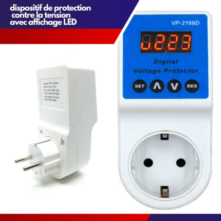 Prise Stabilisateur contre les basses et hautes tensions dans le réseau électrique 30 A - JL-VPDB2000 -