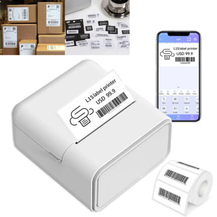 Mini imprimante Code barre Thermique Bluetooth pour Smartphone – طابعة ملصقات حرارية لاسلكية