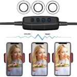 ⁦Studio Professional Live Stream Selfie Light Set – عدة التصوير الإحترافيةمع حلقة ضوئية⁩ - الصورة ⁦4⁩