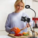 ⁦Studio Professional Live Stream Selfie Light Set – عدة التصوير الإحترافيةمع حلقة ضوئية⁩ - الصورة ⁦5⁩