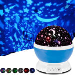 ⁦Projecteur LED rotatif produisant l’image d’un ciel étoilé, idéal pour la chambre d’un enfant⁩ - الصورة ⁦2⁩