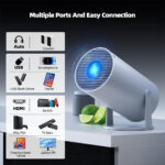 ⁦Projecteur de Jeux Intelligent a Haute Résolution avec Deux Manettes – مشغل ألعاب وجهاز عرض على الحائط⁩ - الصورة ⁦3⁩