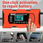⁦Chargeur de batterie intelligent 12 V 8 A pour voiture – شاحن بطارية السيارة⁩ - الصورة ⁦3⁩