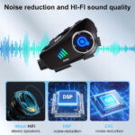 ⁦Oreillette Bluetooth pour Casque Moto avec Camera Full HD App Control – سماعات سائقي دراجة النارية مع كاميرة مدمجة⁩ - الصورة ⁦2⁩