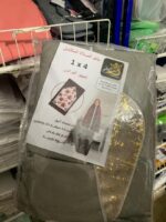 ⁦طقم صلاة نسائي 4 قطع برداء فضفاض وسجادة مبطنة مع غلاف للمصحف Kit De Prière 4 Pieces Pour Femmes En Tissu Doux Et Confortable⁩ - الصورة ⁦7⁩