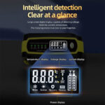 ⁦Chargeur de batterie voiture automatique intelligent 12-12v.10Amp – شاحن بطارية للسيارات⁩ - الصورة ⁦3⁩