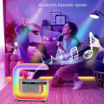 ⁦Réveil intelligente RGB type Big G Wireless Charger / Speaker Bluetooth 5.0 - منبه ذكي و شاحن لاسلكي ومكبر صوت بلوتوث XM-G3⁩ - الصورة ⁦6⁩