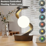 ⁦Lampe de Chevet en Spirale Design Moderne Lumière RGB – مصباح لاسلكي بأضواء متغيرة⁩ - الصورة ⁦3⁩