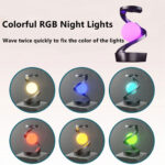 ⁦Lampe de Chevet en Spirale Design Moderne Lumière RGB – مصباح لاسلكي بأضواء متغيرة⁩ - الصورة ⁦7⁩