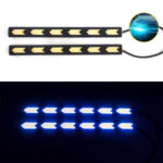 Lot de 2 feux de circulation à LED COB
