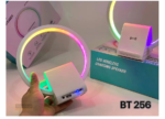 ⁦Lampe de chevet avec chargeur sans fil, haut-parleurs Bluetooth rechargeables support de charge rapide, 15W BT-256⁩ - الصورة ⁦4⁩