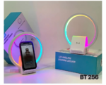 ⁦Lampe de chevet avec chargeur sans fil, haut-parleurs Bluetooth rechargeables support de charge rapide, 15W BT-256⁩ - الصورة ⁦7⁩
