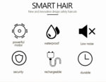 ⁦Tondeuse À Cheveux Sans Fil Électrique Professionnel Kemei KM-3202⁩ - الصورة ⁦7⁩