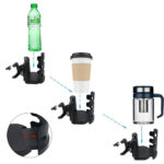 ⁦Porte-gobelet Extensible pour Voitures Rotatif 360 dégrée SH-3133 – حامل أكواب في السيارة⁩ - الصورة ⁦4⁩