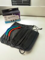 ⁦Bandes de résistance pour les jambes avec sangle de cheville 5Pcs – طقم أشرطة تدريب قابلة للتمدد⁩ - الصورة ⁦9⁩