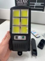 ⁦Lampadaires solaires à LED d’extérieur avec détecteur de mouvements – مصباح خارجي يعمل بالطاقة الشمسية⁩ - الصورة ⁦8⁩