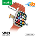 ⁦Smartwatch Modio SM03 avec prise en charge de la carte SIM et appareil photo intégré – ساعة ذكية تدعم شريحة الإتصال⁩ - الصورة ⁦2⁩