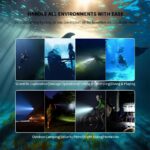 ⁦Lampe Frontale de Plongée Étanche et Rechargeable – مصباح غطس⁩ - الصورة ⁦4⁩