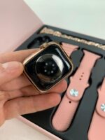 ⁦Haino Teko Germany G10 Mini Amoled Display 4 paires de bracelets – ساعة ذكية للنساء⁩ - الصورة ⁦9⁩