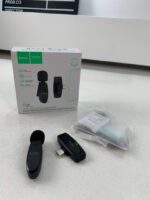 ⁦Hoco L15 Microphone Cravate Sans fil Type-C – ميكروفون لاسلكي أصلي⁩ - الصورة ⁦7⁩