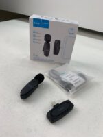 ⁦Hoco L15 Microphone Cravate Sans fil IPHONE – ميكروفون لاسلكي أصلي⁩ - الصورة ⁦8⁩