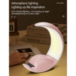 ⁦Haut-parleur tactile lampe lunaire ,moon touch speaker⁩ - الصورة ⁦2⁩
