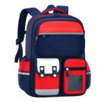Sac à Dos Enfant pour École primaire de Haute Qualité Bleu et Rouge – حقيبة ظهر مدرسية للأطفال أزرق وأحمر