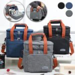 Sacs à lunch croisés à double couche de grande capacité – حقيبة حفظ الطعام