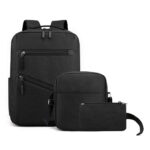 ⁦Sac à Dos de Grande Capacité pour Homme 3en1 Tendance pour Lycéens - Gris⁩ - الصورة ⁦2⁩