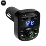 ⁦Car X8 Wireless Bluetooth FM Transmitter Kit USB Fast Charger Adapter Mp3 Player⁩ - الصورة ⁦4⁩