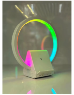 ⁦Lampe de chevet avec chargeur sans fil, haut-parleurs Bluetooth rechargeables support de charge rapide, 15W BT-256⁩ - الصورة ⁦9⁩