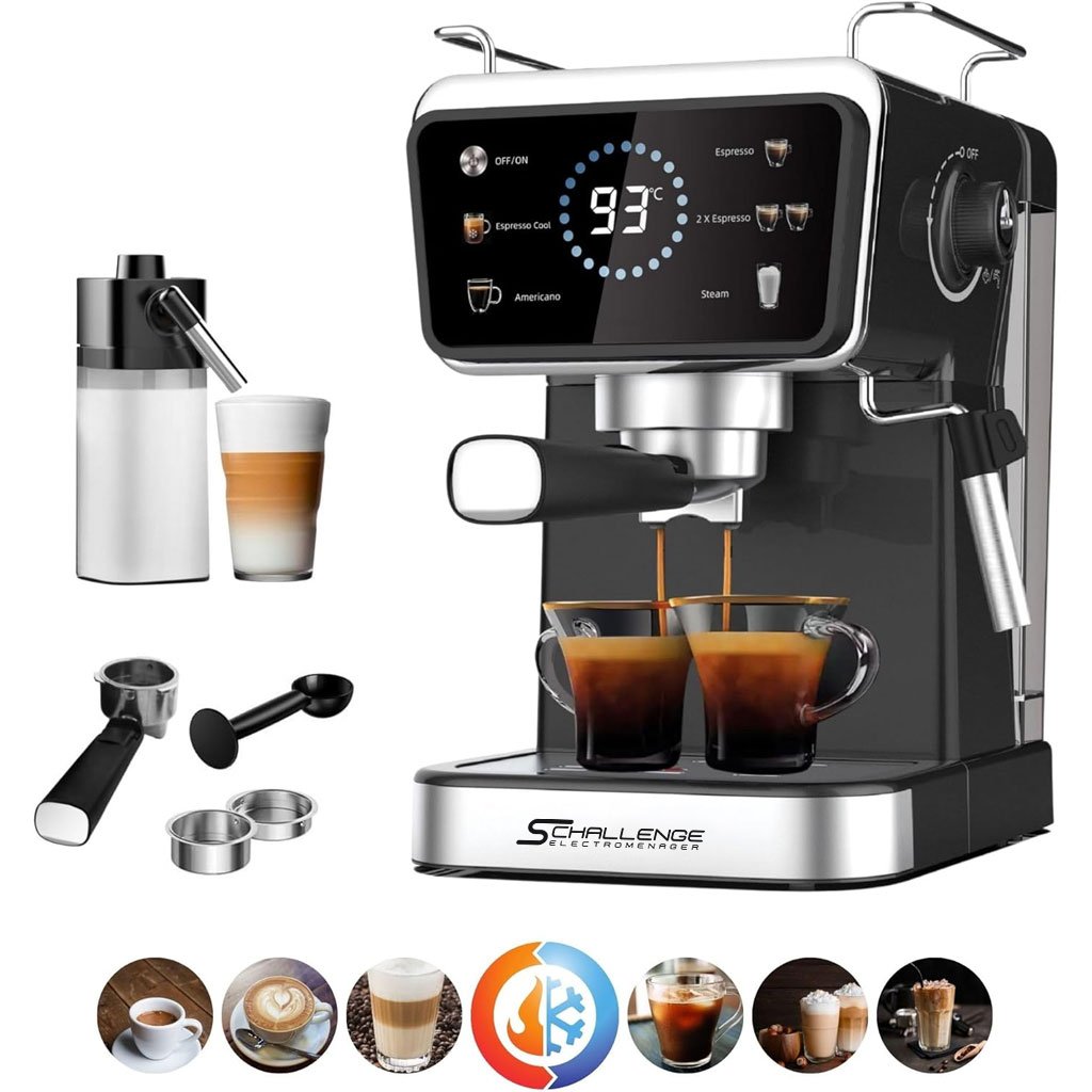 Schallenge-Caf-cnc2-1.jpg Schallenge Machine A Café moulu AMB-021CM – آلة تحضير قهوة - الصورة 1