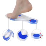 ⁦Paire de semelles en silicone souple coussinet complet pour les pieds⁩ - الصورة ⁦3⁩